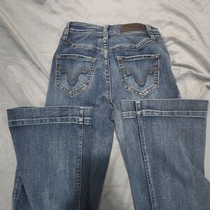 Rock And Roll Denim Stylish Blue Flare Women's Jeans